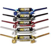 تصویر فرمان موتورسیکلت کراسی همراه ابر و لاستیک سر دسته پروتایپر 