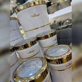 تصویر سرویس آشپزخانه 18 پارچه کمر باریک درب طلایی یونیک Kitchen set, 18 fabric narrow waist, , gold, Unique