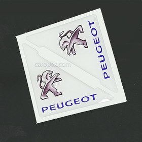 تصویر ضربه گیر اسپرت لبه درب خودرو ژله ای پژو Peugeot شفاف بسته 2 عددی 