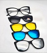 تصویر فریم عینک طبی مدل 2328 به همراه 5 عدد کاور آفتابی و شب 
