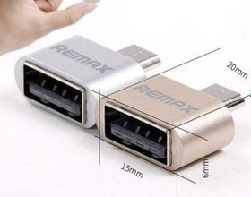 تصویر مبدل USB به microUSB مدل PC-RM Remax