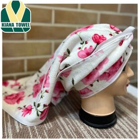 تصویر روسری حوله ای طرح Sara 