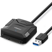 تصویر مبدل USB 3.0 به SATA 3.0 یوگرین مدل CR108-20611 بهمراه آداپتور 