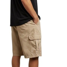 تصویر شلوارک 6جیب کتان 