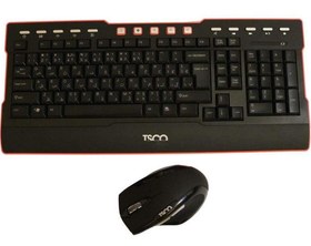 تصویر کیبورد و ماوس بی سیم تسکو مدل 7200 دبلیو ا TKM-7200W Wireless Keyboard and Mouse TKM-7200W Wireless Keyboard and Mouse