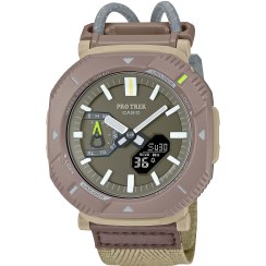 تصویر ساعت مچی جیشاک پروترک بندی سبز Casio G-Shock Protrek