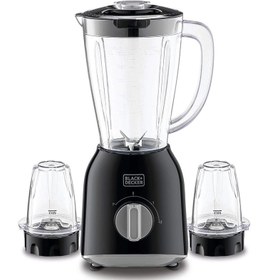 تصویر مخلوط کن بلک اند دکر مخلوط کن و خردکن بلک اند دکر Black+Decker 400W 1.5 Blender with 2 x Grinder Mills BX365-B5 مشکی