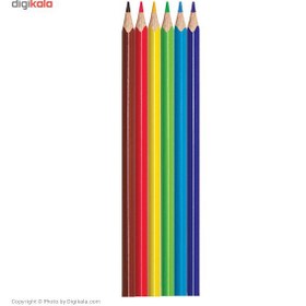تصویر مداد رنگي 6 رنگ مپد مدل کالر پپس کد 832002 ا Maped Color Peps 6 Color Pencil 832002 Maped Color Peps 6 Color Pencil 832002