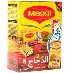 تصویر عصاره مرغ ماجی Maggi بسته 24 عددی وزن 480 گرم 