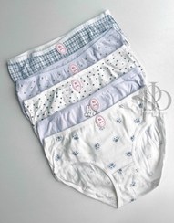 تصویر شورت طرحدار مدل خرگوش - آبی چهارخانه / مناسب سایز ۳۸/۴۰/۴۲ 