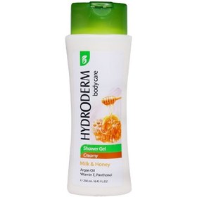 تصویر شامپو بدن کرمی با رایحه شیر و عسل 250 میل هیدرودرم Hydroderm Creamy Body Wash 250ml