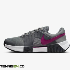 تصویر کفش تنیس مردانه نایک Nike Zoom GP Challenge 1 Hard Court Tennis Shoe- خاکستری/بنفش 