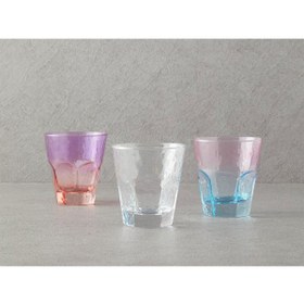 تصویر لیوان شیشه ای 3 عددی انگلیش هوم مدل Ramona سایز 375 میل شفاف Ramona Glass 3 pcs Glass 375 ml Transparent