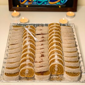 تصویر حلوا ویفری ویژه مجلسی special ceremonial wafer halvah