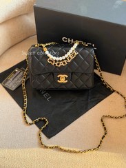 تصویر کیف زنانه برند شنل مرواریدی CHANEL