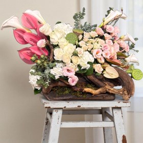 تصویر باکس گل چوبی 