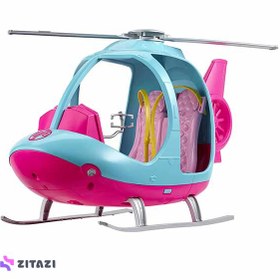 تصویر عروسک باربی خلبان مدل Barbie's Pink Helicopter with Spinning Propeller - زمان ارسال 15 تا 20 روز کاری 