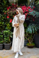 تصویر پیراهن هماسا لینن گلدوزی پرنده - ۲ / ۱۳۵ 