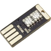 تصویر چراغ RGB USB دکوراتیو لمسی خودرو دارای افکت نوری حساس به صدا 