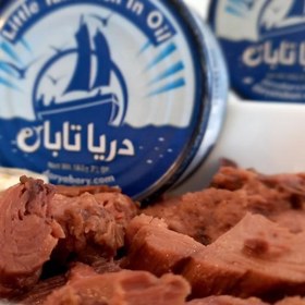تصویر فروش عمده 5 پک 24عددی(هر عدد 13900 تومان)تن ماهی 180 گرمی زرده درجه یک دریاتابان 