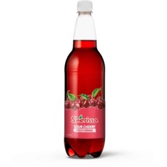 تصویر نوشیدنی گازدار شریسا با طعم آلبالو حجم 1 لیتری - باکس 6 عددی Sherissa carbonated drink with cherry flavor, 1 liter - box of 6