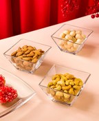 تصویر پیاله پذیرایی شش عددی مربع کد 2087 لیمون 