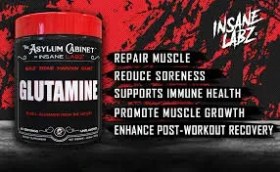 تصویر گلوتامین اینسین لبز Insane Labz Glutamine