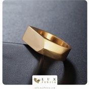 تصویر انگشتر استیل ساده 