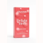 تصویر کاندوم تاخیری دابل چرچیلز مدل Bubble Gum بسته 12 عددی 