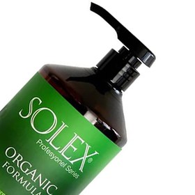 تصویر شامپو سولکس فاقد نمک با عصاره نعناع 1000 میل SOLEX keratin shampoo salt free and organic with peppermint 1000 ml