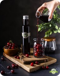 تصویر سرکه تخمیری آلبالو Cherry vinegar