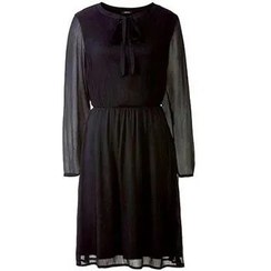 تصویر پیراهن مجلسی زنانه اسمارا مدل 391248 سایز ۳۸ حریر مشکی 