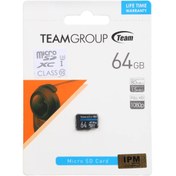 تصویر TeamGroup microSDXC Class 10 U3 (80MB/S) - 64GB ( گارانتی IPM) TeamGroup microSDXC Class 10 U3 (80MB/S) - 64GB ( گارانتی IPM)