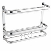 تصویر قفسه حمام دلفین مدل Bbk-eve-2F-shelf-cr 