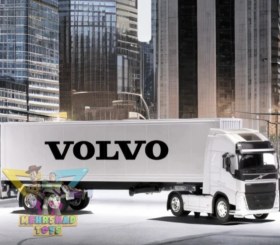 تصویر ماکت فلزی تریلی ولوو FH12 مقیاس ۱:۳۲ با قابلیت جدا شدن کابین 