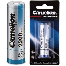 تصویر باتری 18650 کملیون لیتیوم-یون Camelion 2200mAh ICR18650 Camelion Li-ion 18650 3.7v rechargable battery 2200mAh