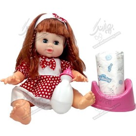 تصویر عروسک بیبی بورن با لباس مدل 16333 