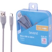 تصویر کابل شارژ 1 متری Micro USB بیاند BUM-201 Beyond BA-201 Micro USB Charging Cable 1 Meter Long