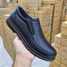 تصویر کفش اداری مردانه سورن رنگ مشکی سایز ۴۳ 