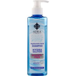 تصویر شامپو آدرا حاوی هیالورونیک اسید مناسب موهای خشک و آسیب دیده حجم ۲۷۰ میلی لیتر بدون سولفات 