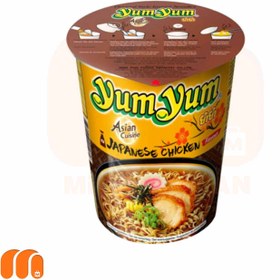 تصویر نودل لیوانی یام یام Yum Yum با طعم مرغ ژاپنی 70 گرم 