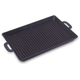 تصویر ظرف گریل 30*20 طرح چدن 