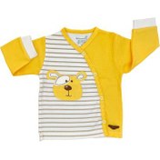 تصویر لباس نوزادی جلو دکمه دار به آوران طرح هورام Behavaran 