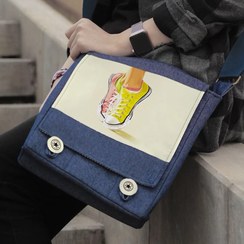 تصویر کیف دوشی چی چاپ طرح کفش کانورس آل استار Converse All Star کد 65922 