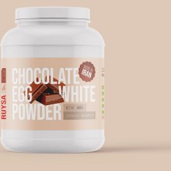 تصویر پودر سفیده تخم مرغ بدنسازی طعم دار 