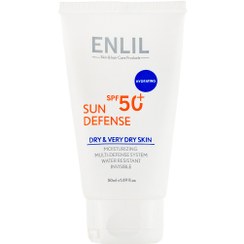 تصویر كرم ضد آفتاب سان دیفنس SPF50 پوست خشك انلیل Enlil Sun Defense SPF50 For Dry Skin