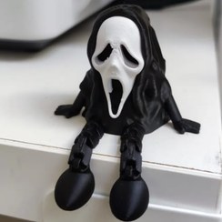 تصویر فیگور جیغ با پاهای مفصلی 