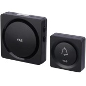 تصویر زنگ بی سیم برد بالا دوشاخه دار برق و باتری یاس - کد 3122111106 