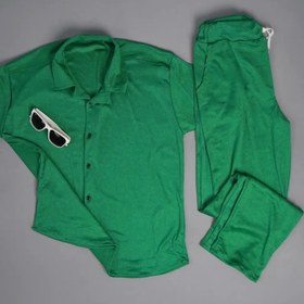 تصویر ست پیراهن و شلوار مردانه Men's shirt and pants set