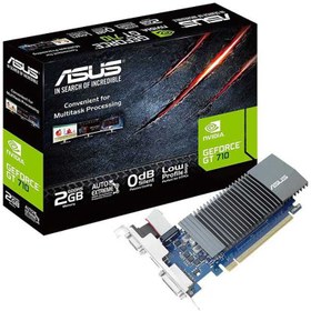 تصویر کارت گرافیک ایسوس مدل GT710 SL با ظرفیت 2 گیگابایت GDDR5 ASUS GT710 2GB SL GDDR5 BRK Graphic Card